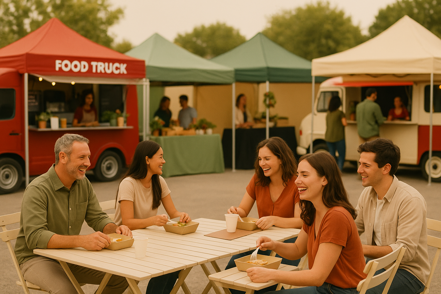 Food event setup